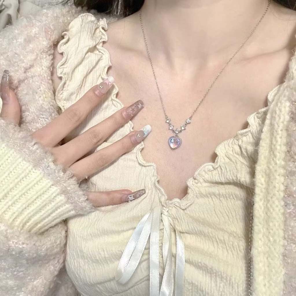 dây chuyền bạc trái tim