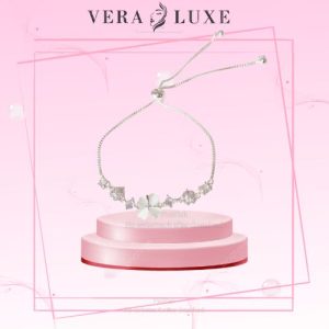 Lắc tay bạc nữ cỏ 4 lá may mắn